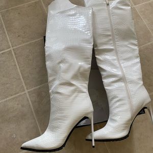 Over-The-Knee High Heel Boots